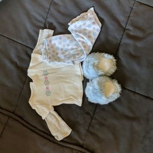 AGD retired blue snowflake PJs